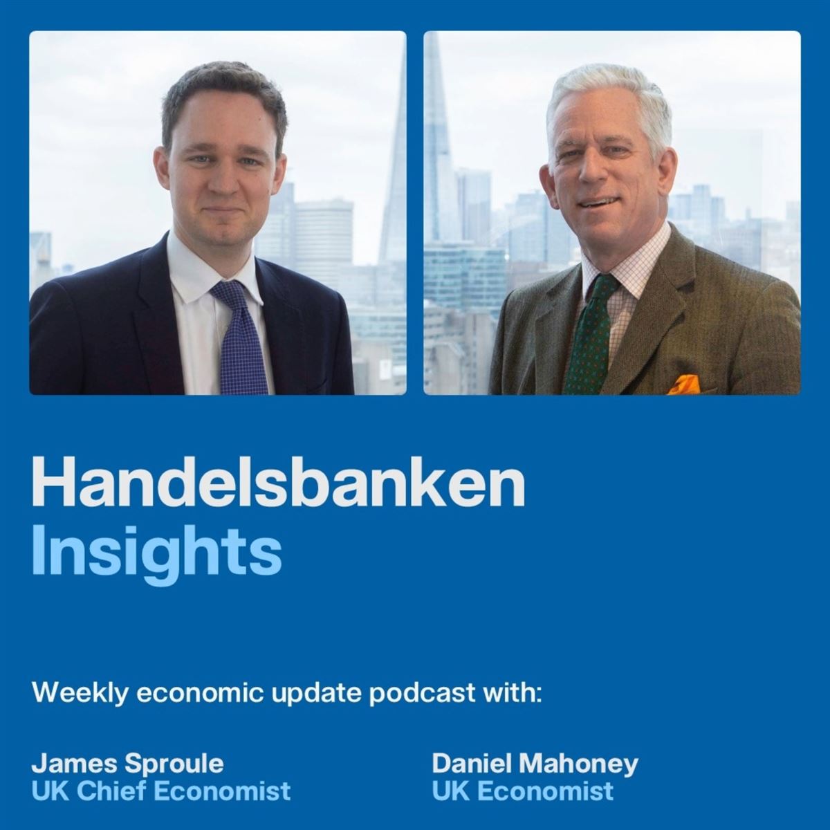 The two podcast presenters, Daniel Mahoney and James Sproule