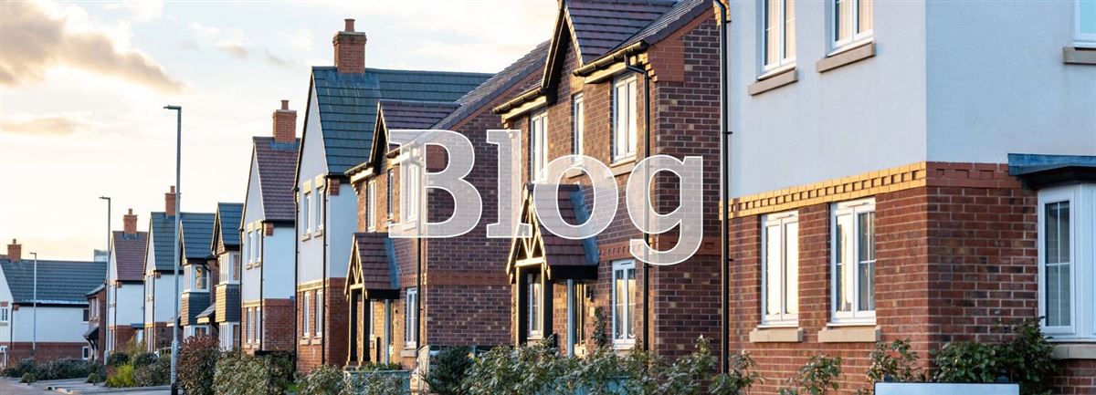 Row of houses in the UK
