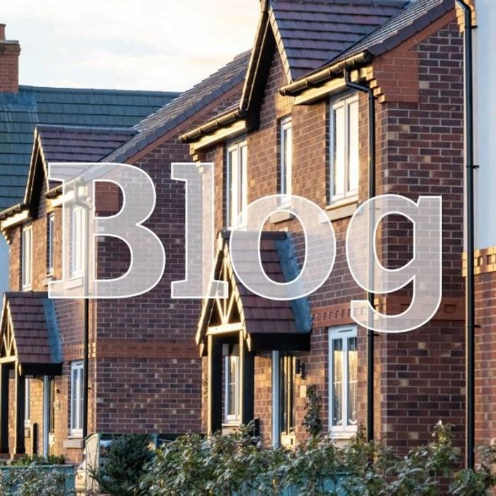 Row of houses in the UK